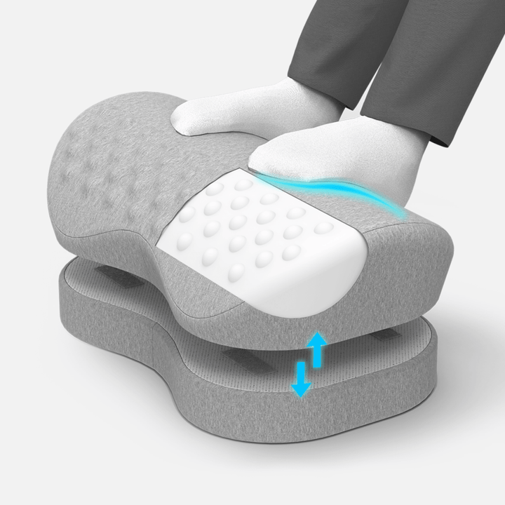 ที่วางเท้าเพื่อสุขภาพ Foot Rest – ที่วางเท้า 2 ชั้น ผ่อนคลายเท้า ลดปวดเกร็งกล้ามเนื้อ | Chowa