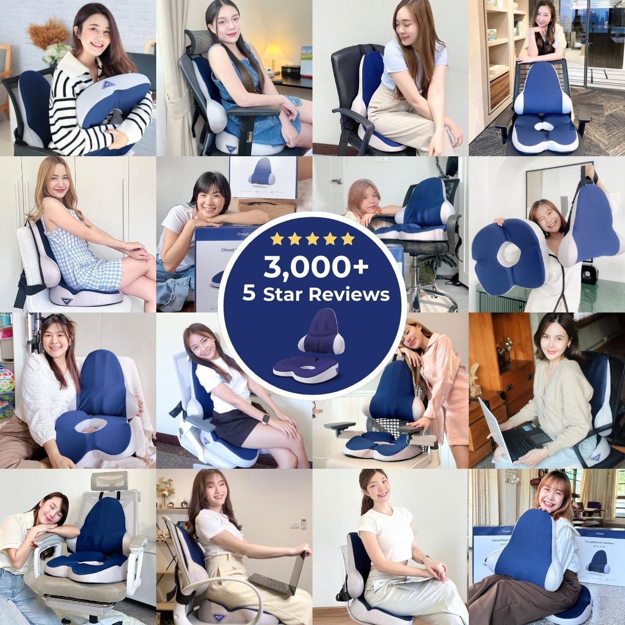 เบาะรองนั่งรุ่น Cloud - Chowa