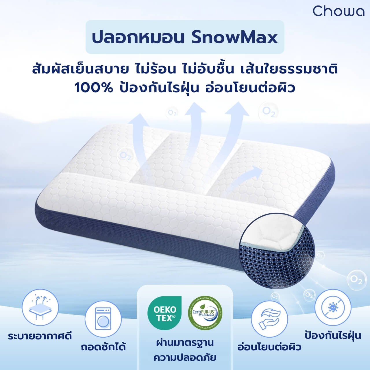 หมอน NeckFit - Chowa