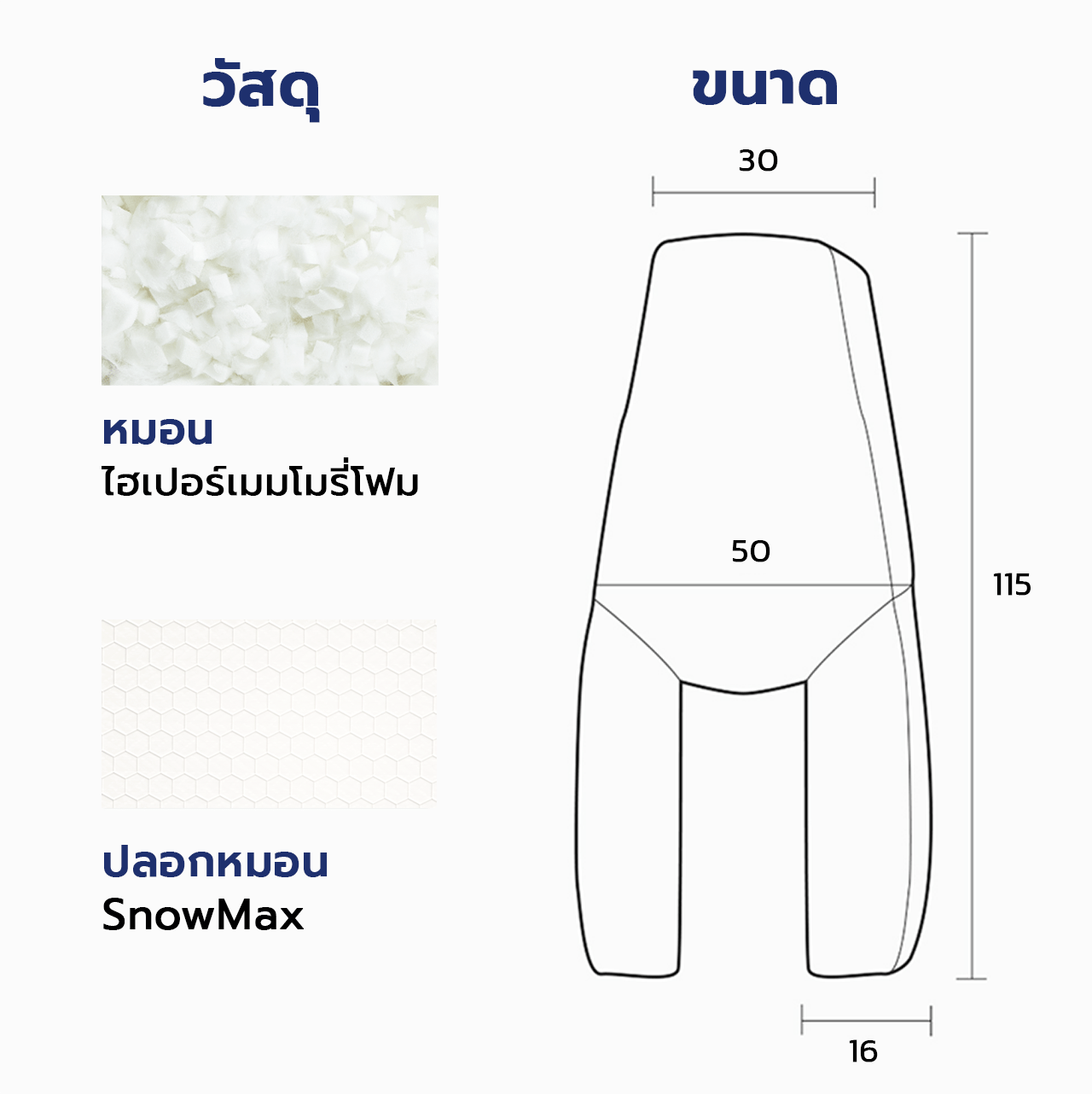 หมอนพิงหลังสลบเหมือด - Chowa