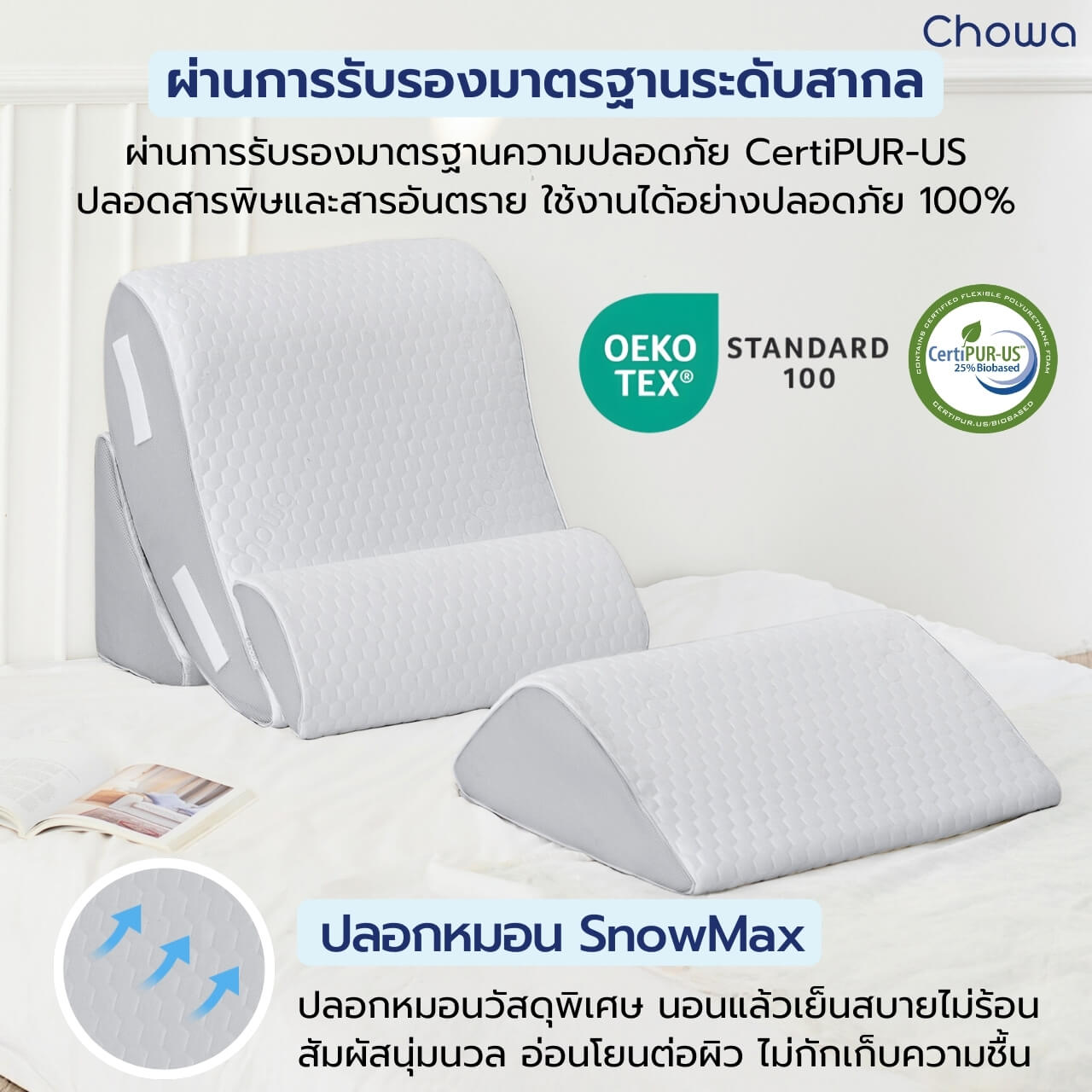 หมอนกันกรดไหลย้อน - Chowa