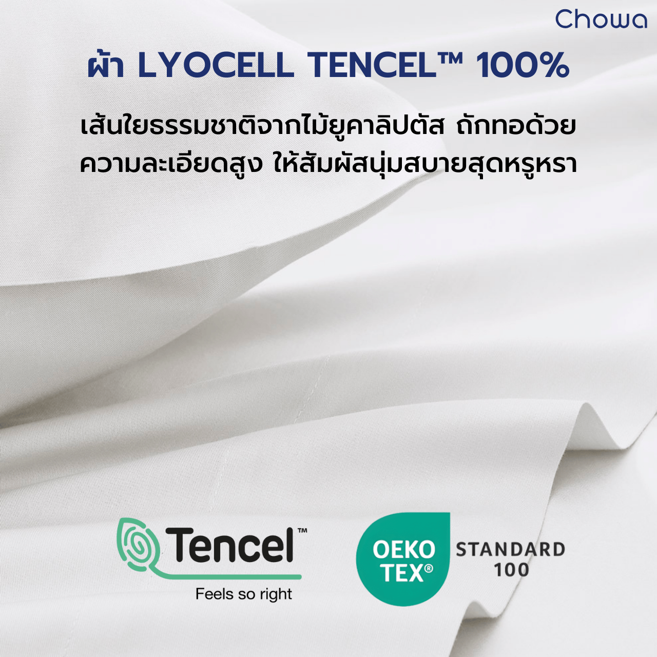ปลอกหมอนข้าง Tencel Finest - Chowa