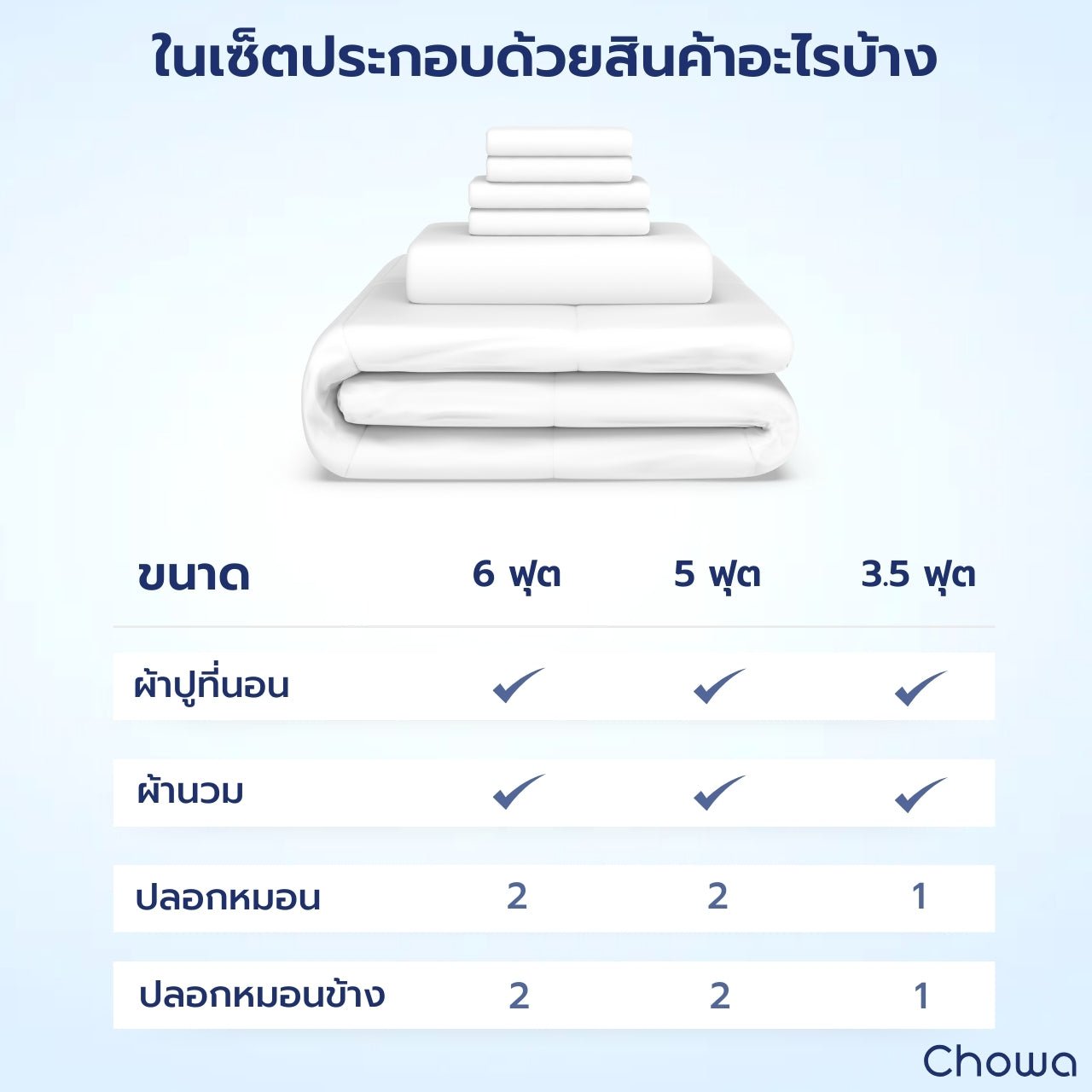 ชุดผ้าปู + ผ้านวม Tencel Finest - Chowa