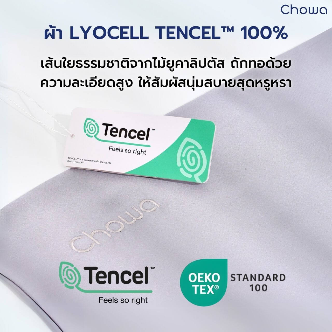 ปลอกหมอนพกพา Tencel Lyocell - Chowa